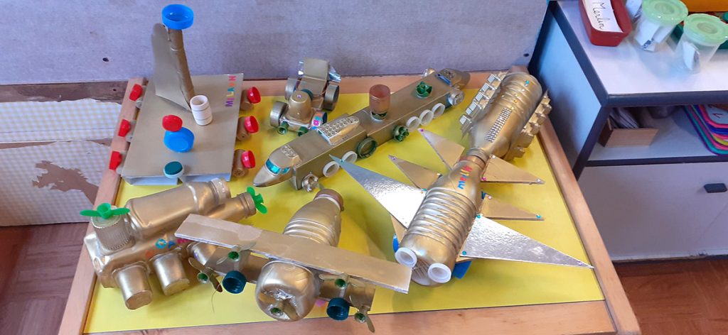 Sculptures d'enfants d'une résidence PasSages