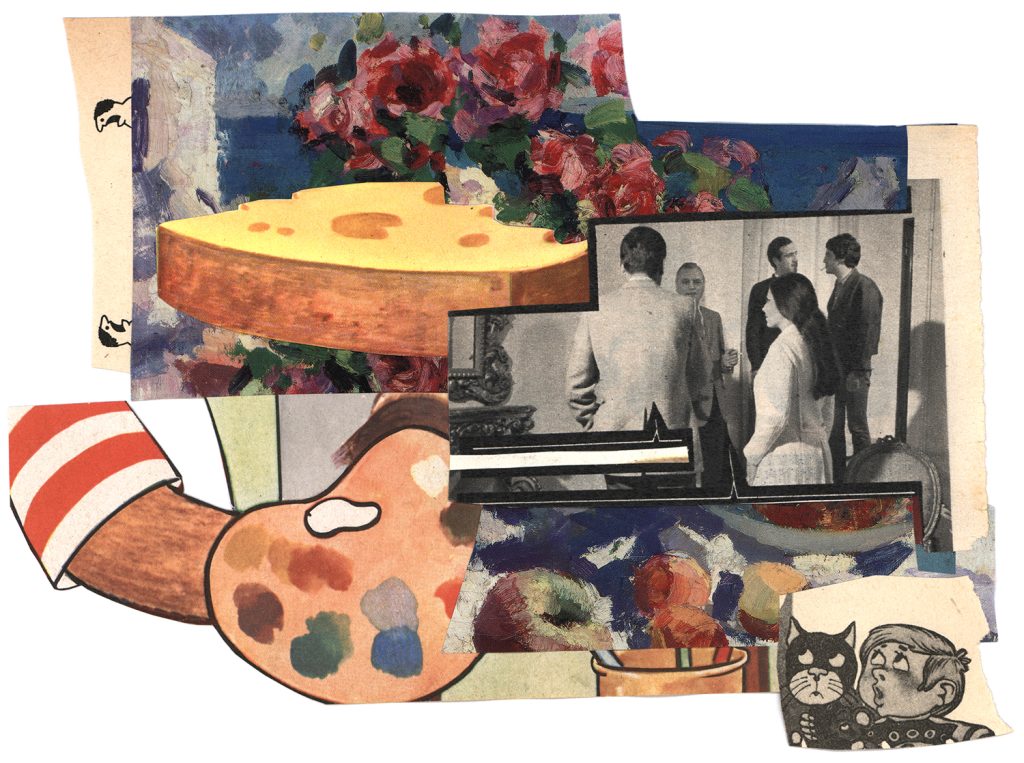 Collage de la page Nos autres Actions du site du festival Artistes à suivre [association Artistes et Chemins]