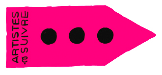 Signalétique des expositions lors du festival Artistes à Suivre